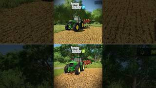 PLOWING COMPARISON 🚜  FS22 VS FS 25 farming farmingsimulator25 fyp shorts [upl. by Etteroma149]