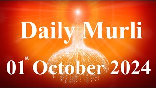 Daily Murli English 1 October 2024daily English murlimurli in EnglishEnglish murli todayMurli [upl. by Verlee568]