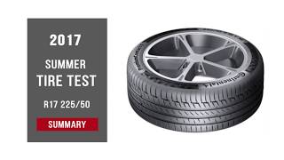 Big Summer Tyre Test – Summary  22550 R17 [upl. by Ntsud]