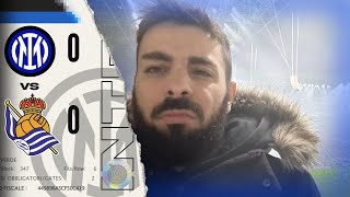 AMAREZZA SIAMO SECONDI…  INTER 00 REAL SOCIEDAD LIVEREACTION [upl. by Odyssey]