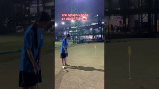 Trải nghiệm môn Golf tự do ✅ funny thanhquang tuelam haihuoc family giadinh golfkids [upl. by Orlan344]