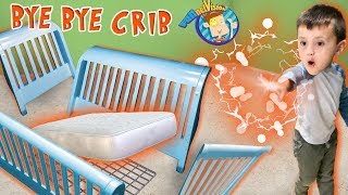 SHAWN BREAKS HIS CRIB with MAGIC Crazy Wibbit Powers w FGTEEV Surprise FV Family New Bed Vlog [upl. by Noizneb]