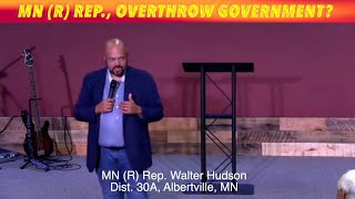 MN State R Representative Suggests Overthrowing The Government [upl. by Ellevehc]