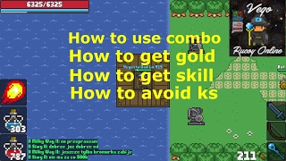 Rucoy Online Tutorial For Beginners goldcomboskill Tips  Vegetto God LV 400 [upl. by Peppie]