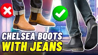 Styling Chelsea Boots With Jeans  How To Style Chelsea Boots [upl. by Hsitirb799]