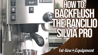 How To Backflush the Rancilio Silvia Pro [upl. by Hcone]