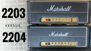 Marshall 2203 vs 2204 [upl. by Tapes]