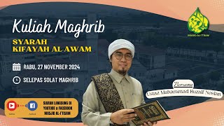 SIARAN LANGSUNG KULIAH MAGHRIB MASJID ALITISAM [upl. by Avraham]