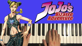 How To Play  Jolynes Theme Piano Tutorial Lesson  JoJos Bizarre Adventure Stone Ocean [upl. by Nasah]