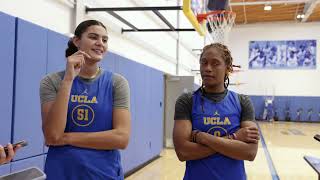 UCLA W Basketball Media Availability  Lauren Betts Janiah Barker Nov 22 2024 [upl. by Laird]