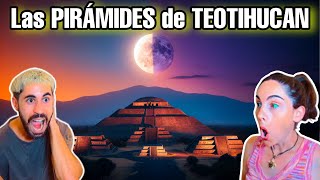 REACCIÓN  🇪🇸 CONOCEMOS LAS PIRÁMIDES DE TEOTIHUACÁN POR PRIMERA VEZ EN MÉXICO 🇲🇽😱 Aldara y Alex 😊 [upl. by Gilly626]