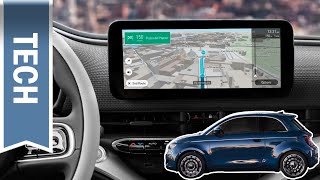 Uconnect 5 1025 Zoll im neuen Fiat 500 im Test Android Auto Navi Sprachsteuerung amp Funktionen [upl. by Palermo]