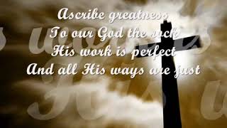 ASCRIBE GREATNESS With Lyrics  Don Moen [upl. by Aleafar978]