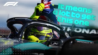 Lewis Hamilton’s Phenomenal Home Win And The Best Team Radio  2024 British Grand Prix  Paramount [upl. by Ahsie]