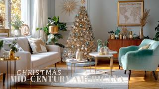 MidCentury Americana Christmas Retro Tinsel Trees and Vintage Light Decor Ideas 2024 [upl. by Iorgo564]