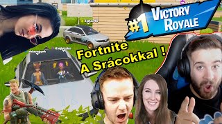 CSAJOK VS FORTNITE AUTÓK  ÍGY NYERNI 😂  FORTNITE SQUAD A SRÁCOKKAL  ZsDavKingaAida [upl. by Merna]