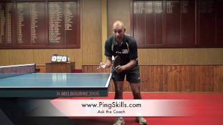 Low Tomahawk Serve  PingSkills  Table Tennis [upl. by Winograd]