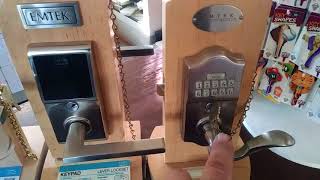 Emtek electronic lock review by Steves locksmith [upl. by Amby725]