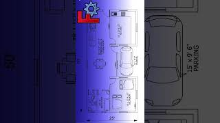 25 x 50 Floor Plan in FreeCAD floorplan housedesign [upl. by Novihs598]