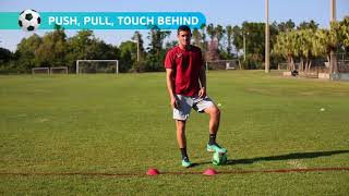 2 cone soccer drill improve your first touch ball control [upl. by Llain]