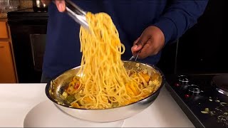 HOT TO MAKE CHEESY GARLIC BUTTER PASTA RECIPE FOR VEGETARIANS  AHARON BROWNER [upl. by Anerrol697]