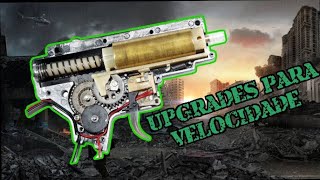 Inciando no Airsoft Upgrades para aumentar a velocidade de tiro da sua AEG ideias gerais [upl. by Smaj495]