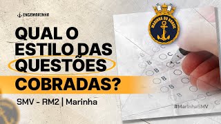 Conheça o estilo de questões que caem na prova do SMV  Concurso Marinha SMV RM2 [upl. by Boudreaux]