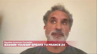 Accused of antiSemitism comedian Bassem Youssef slams empty accusation • FRANCE 24 English [upl. by Triny]