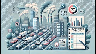 📝 IELTS Writing Task 2 Challenge Tackling Traffic 🚗 amp Pollution 🌫️  Band 7 Breakdown 📉 [upl. by Tilney]