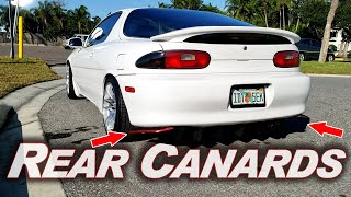 Rear Bumper Lip Canard Install  Mazda Mx3  All Motor Project [upl. by Seagrave]