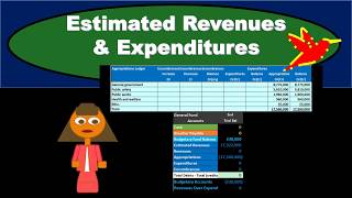 Estimated Revenues amp Expenditures  Governmental Accounting [upl. by Adnar]