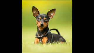 Cachorro LATINDO Pinscherpinscher dog barking [upl. by Cathy]