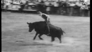 AUSTRALIA Rodeo in New South Wales 1947 [upl. by Brook805]