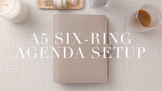 A5 6Ring Agenda 2023 Setup  Filofax [upl. by Mauretta]