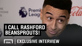 I call Rashford Beansprouts  Jesse Lingard [upl. by Stalker]