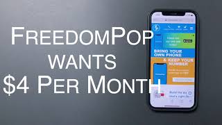 FreedomPop Wants 4 Per Month [upl. by Grimona]