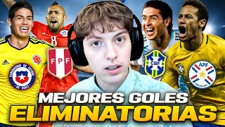 MEJORES GOLES EN ELIMINATORIAS SUDAMERICANAS  REACCION [upl. by Aracahs]