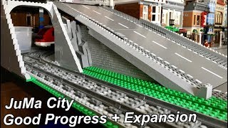 Good LEGO City Progress  Expansion  JuMa City Update 4 [upl. by Sydel232]