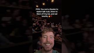 MrBeast Rented A Full Theatre 😂 [upl. by Hauser]