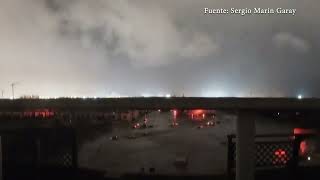 Así se inundó Alfafar una cámara instalada en una terraza captó toda la tragedia [upl. by Lindgren282]