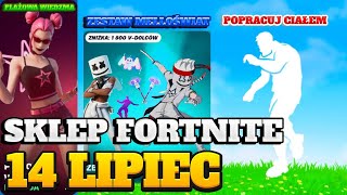 POWRÓT ZESTAW MELLOŚWIAT POWRÓT SKINA PLAŻOWA WIEDZMA w Nowy Sklep Fortnite 14 Lipiec [upl. by Corly]