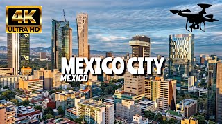 Mexico City Mexico In 4K By Drone  Amazing View Of Mexico City Mexico [upl. by Beka]