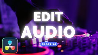 How To Edit Audio In Davinci Resolve 19 tutorial [upl. by Anatsirhc]