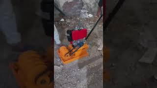 How To Start Earth Compactor In Building building civilengineering construction viralvideo [upl. by Malcah393]