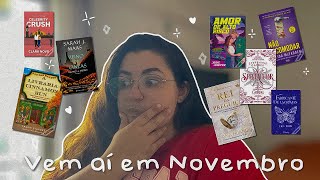 Top Novidades de Novembro Livros que Todos Vão Querer ler [upl. by Bowrah735]