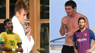 FAMOUS FOOTBALLER SMOKING ft Neymar Jr Messi Pogba [upl. by Acireit]