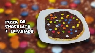 ✔ Recetas de Cocina  Como Hacer Pizza de Chocolate con Lacasitos [upl. by Gerik]