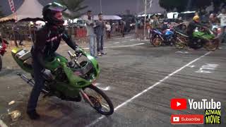 PART22 Drag Bike 2T 135 150cc Drag Racing Kubang Menerong May 2018 [upl. by Kcirdneked]