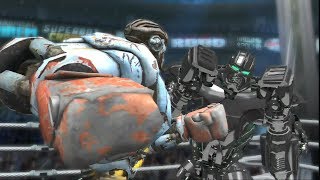 REAL STEEL  CLASSIC ROBOTSAMBUSH vs METRONOISY BOYMIDASATOMTWIN CITIESZEUS [upl. by Karub370]