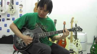 Hagstrom Ultra Swede Absolut Vodka Rock Edition Guitar Drive Sound [upl. by Yrovi]